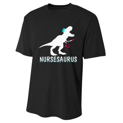 NurseSaurus Nurse-a-saurus Nurse for RN LPN Performance Sprint T-Shirt