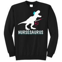 NurseSaurus Nurse-a-saurus Nurse for RN LPN Tall Sweatshirt