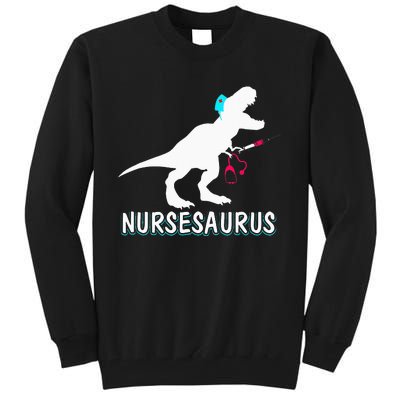 NurseSaurus Nurse-a-saurus Nurse for RN LPN Tall Sweatshirt