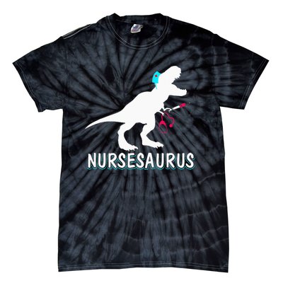 NurseSaurus Nurse-a-saurus Nurse for RN LPN Tie-Dye T-Shirt