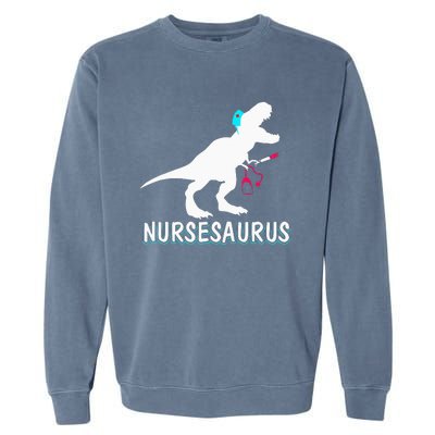 NurseSaurus Nurse-a-saurus Nurse for RN LPN Garment-Dyed Sweatshirt