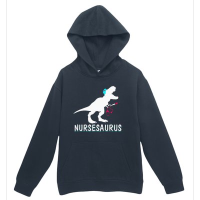 NurseSaurus Nurse-a-saurus Nurse for RN LPN Urban Pullover Hoodie