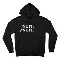 Nuit Nuit Night Night French Words Paris Tower Eiffel Hoodie