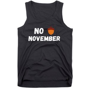 No Nut November Challenge Funny Meme Tank Top