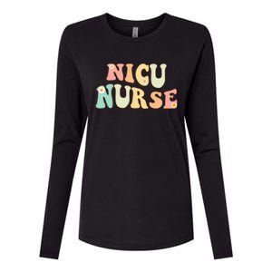 Nicu Nurse Neonatal Icu Nurse Infant Care Specialist Newborn Funny Gift Womens Cotton Relaxed Long Sleeve T-Shirt