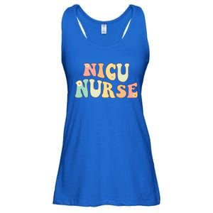 Nicu Nurse Neonatal Icu Nurse Infant Care Specialist Newborn Funny Gift Ladies Essential Flowy Tank