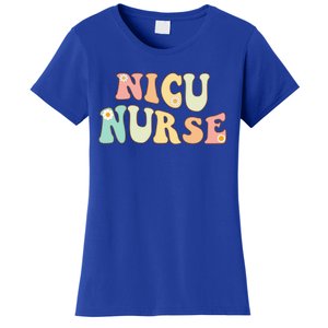 Nicu Nurse Neonatal Icu Nurse Infant Care Specialist Newborn Funny Gift Women's T-Shirt