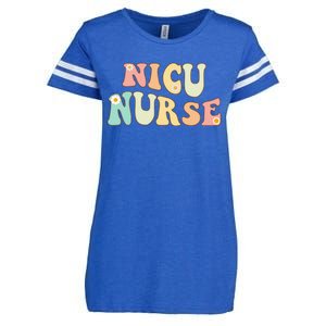 Nicu Nurse Neonatal Icu Nurse Infant Care Specialist Newborn Funny Gift Enza Ladies Jersey Football T-Shirt