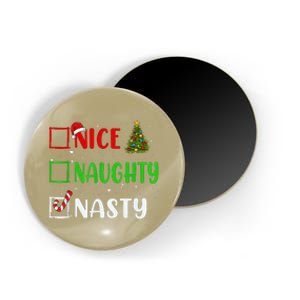 Nice Naughty Nasty Christmas List Holiday Xmas 2024 Magnet