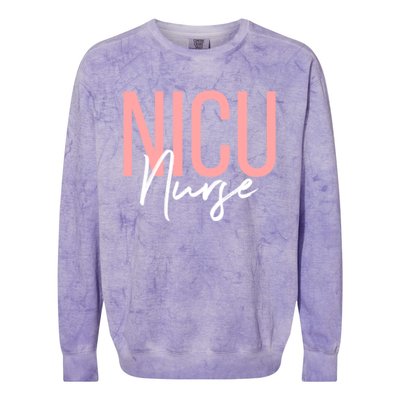 Nicu Nurse Neonatal Labor Intensive Care Unit Nurse Gift Colorblast Crewneck Sweatshirt