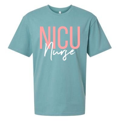 Nicu Nurse Neonatal Labor Intensive Care Unit Nurse Gift Sueded Cloud Jersey T-Shirt