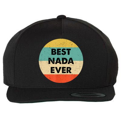 Nada Name Wool Snapback Cap