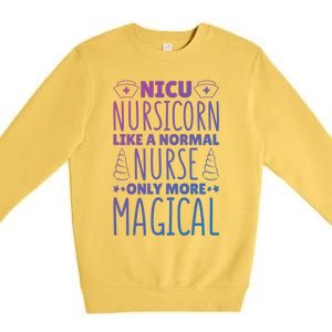 Nicu Nurse Nicu Nursicorn Gift Premium Crewneck Sweatshirt