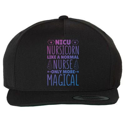 Nicu Nurse Nicu Nursicorn Gift Wool Snapback Cap