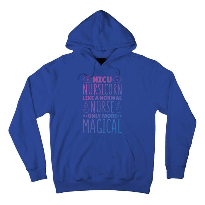 Nicu Nurse Nicu Nursicorn Gift Tall Hoodie