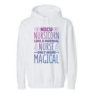 Nicu Nurse Nicu Nursicorn Gift Garment-Dyed Fleece Hoodie