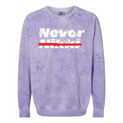 Never Nikki Colorblast Crewneck Sweatshirt