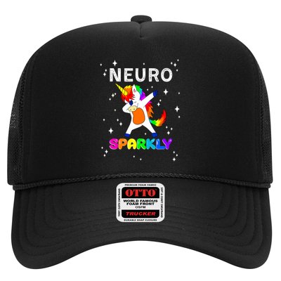 Neurodivergent Neurosparkly Neurodivergence Unicorn Trucker Hat