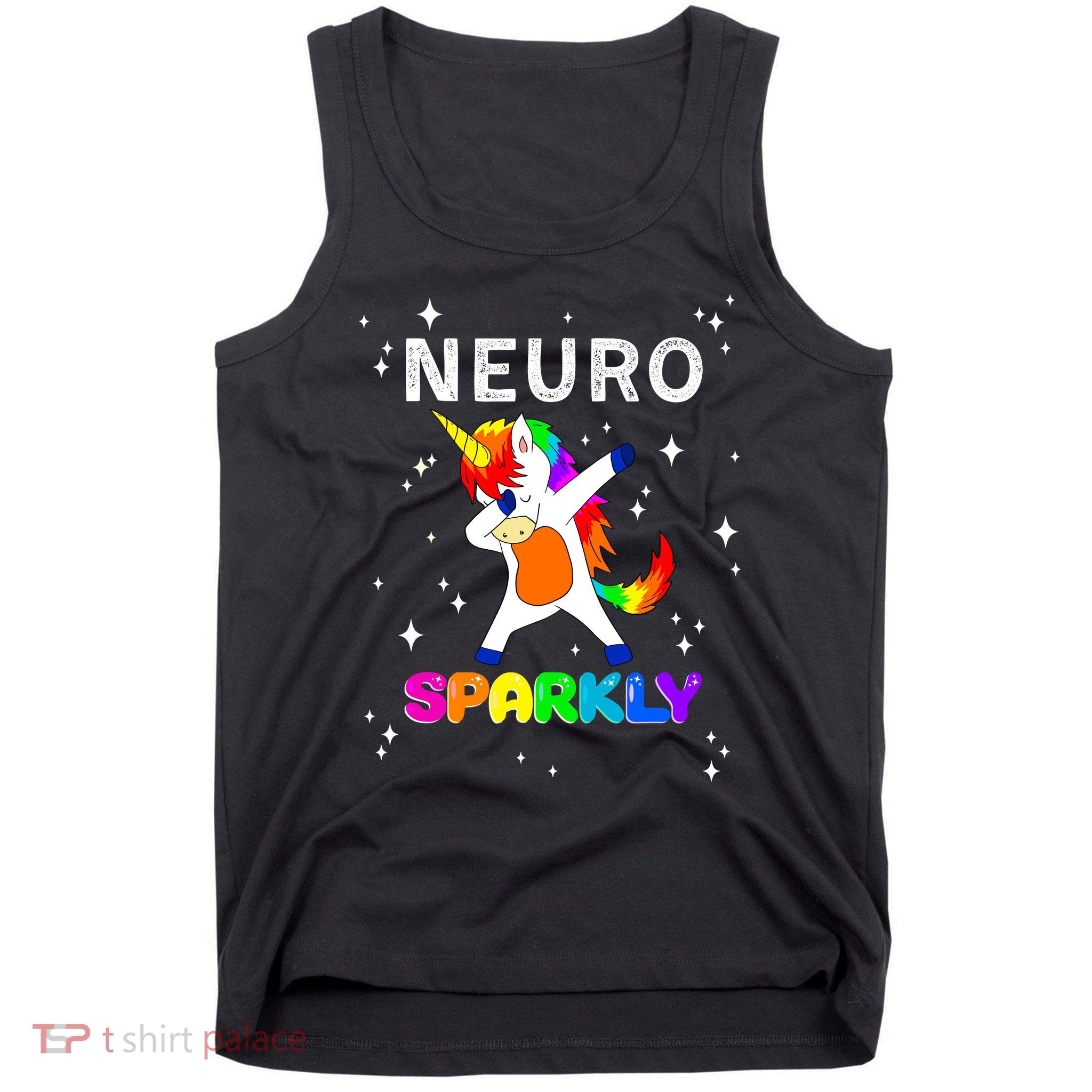 Neurodivergent Neurosparkly Neurodivergence Unicorn Tank Top