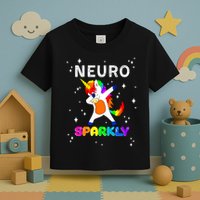 Neurodivergent Neurosparkly Neurodivergence Unicorn Toddler T-Shirt