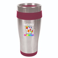Neurodivergent Neurosparkly Neurodivergence Unicorn 16oz Travel Tumbler