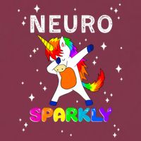 Neurodivergent Neurosparkly Neurodivergence Unicorn 16oz Travel Tumbler