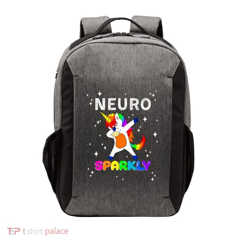 Neurodivergent Neurosparkly Neurodivergence Unicorn Vector Backpack