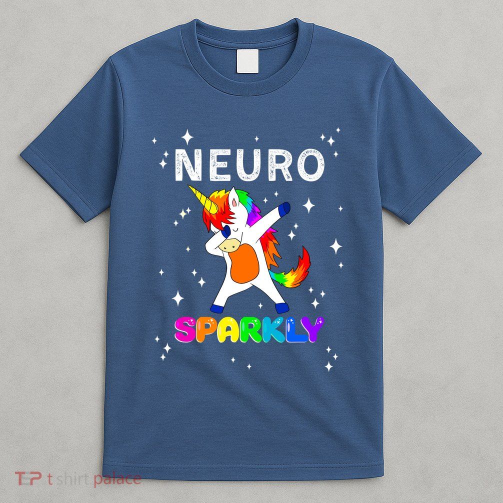 Neurodivergent Neurosparkly Neurodivergence Unicorn T-Shirt