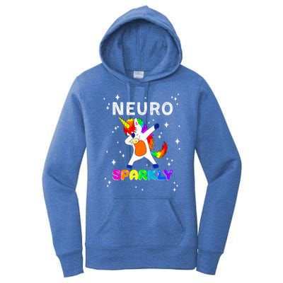 Neurodivergent Neurosparkly Neurodivergence Unicorn Women's Pullover Hoodie