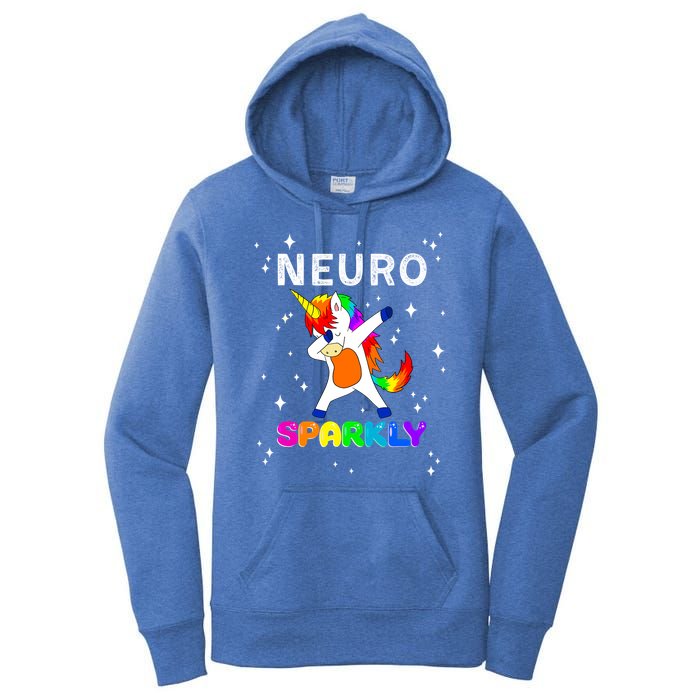 Neurodivergent Neurosparkly Neurodivergence Unicorn Women's Pullover Hoodie