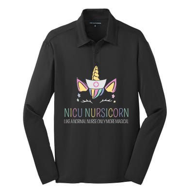 Nicu Nurse Nicu Nursicorn Gift Silk Touch Performance Long Sleeve Polo