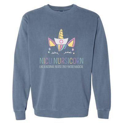 Nicu Nurse Nicu Nursicorn Gift Garment-Dyed Sweatshirt