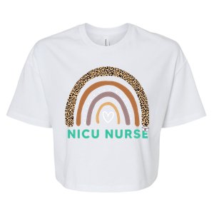 Nicu Nurse Nursing Student Nurse Life Funny Gift Bella+Canvas Jersey Crop Tee