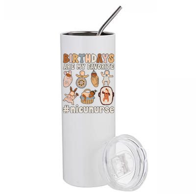 Nicu Nurse Nicu Nursing Best Neonatal Icu Nurse Gift Stainless Steel Tumbler