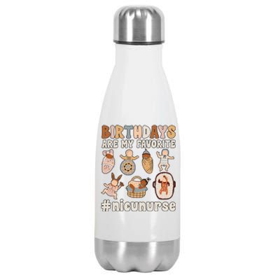 Nicu Nurse Nicu Nursing Best Neonatal Icu Nurse Gift Stainless Steel Insulated Water Bottle