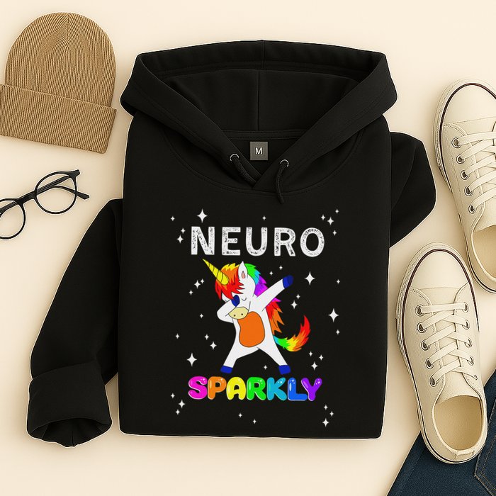 Neurodivergent Neurosparkly Neurodivergence Unicorn Adhd Asd Hoodie