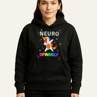 Neurodivergent Neurosparkly Neurodivergence Unicorn Adhd Asd Hoodie