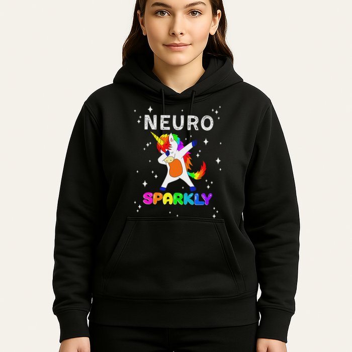Neurodivergent Neurosparkly Neurodivergence Unicorn Adhd Asd Hoodie