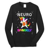 Neurodivergent Neurosparkly Neurodivergence Unicorn Adhd Asd Long Sleeve Shirt