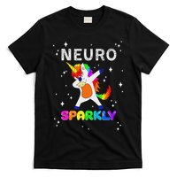 Neurodivergent Neurosparkly Neurodivergence Unicorn Adhd Asd T-Shirt
