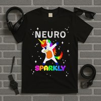 Neurodivergent Neurosparkly Neurodivergence Unicorn Adhd Asd T-Shirt