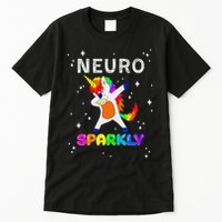 Neurodivergent Neurosparkly Neurodivergence Unicorn Adhd Asd Tall T-Shirt