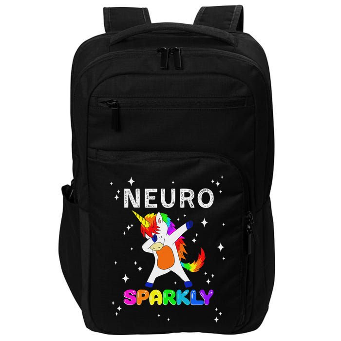 Neurodivergent Neurosparkly Neurodivergence Unicorn Adhd Asd Impact Tech Backpack