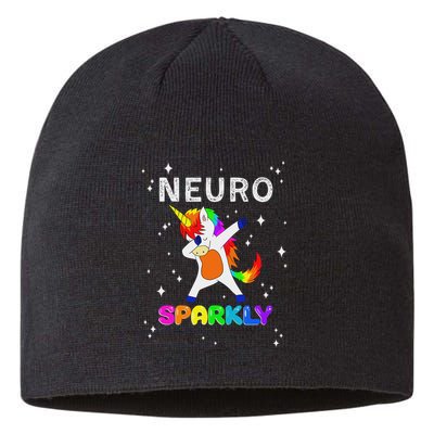 Neurodivergent Neurosparkly Neurodivergence Unicorn Adhd Asd Sustainable Beanie