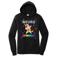 Neurodivergent Neurosparkly Neurodivergence Unicorn Adhd Asd Women's Pullover Hoodie