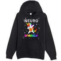 Neurodivergent Neurosparkly Neurodivergence Unicorn Adhd Asd Premium Pullover Hoodie
