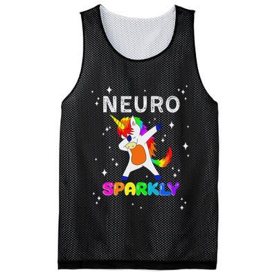 Neurodivergent Neurosparkly Neurodivergence Unicorn Adhd Asd Mesh Reversible Basketball Jersey Tank