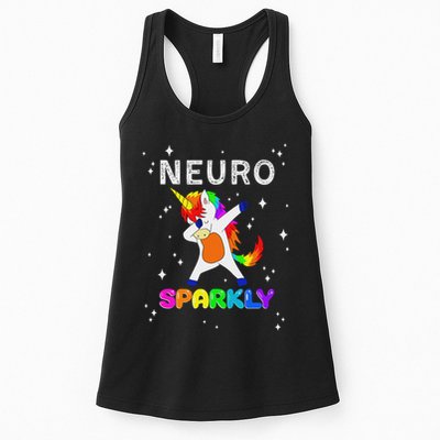 Neurodivergent Neurosparkly Neurodivergence Unicorn Adhd Asd Womens Tank Top