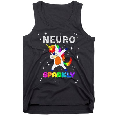 Neurodivergent Neurosparkly Neurodivergence Unicorn Adhd Asd Tank Top