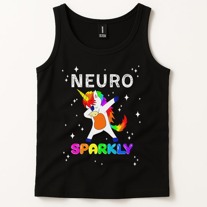 Neurodivergent Neurosparkly Neurodivergence Unicorn Adhd Asd Tank Top